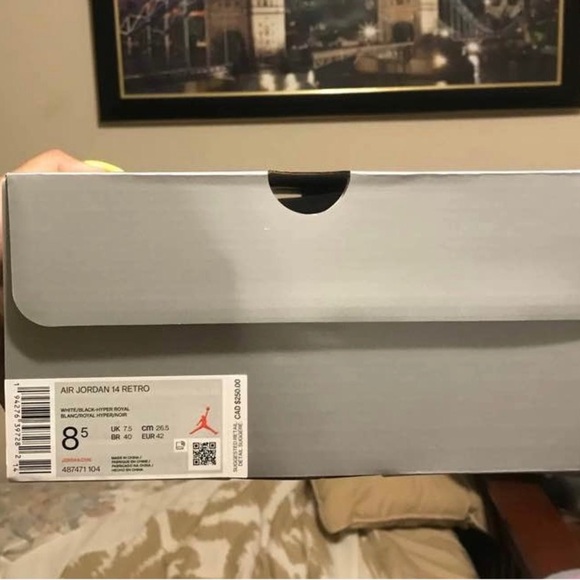 Hyper Royal Jordan 14s - Picture 2 of 3